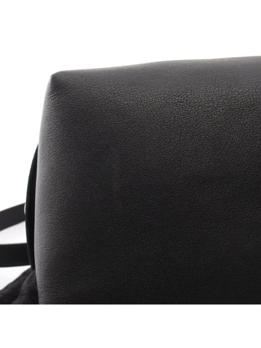 Celine Shoulder Bag Takeaway Black Leather Take Away
